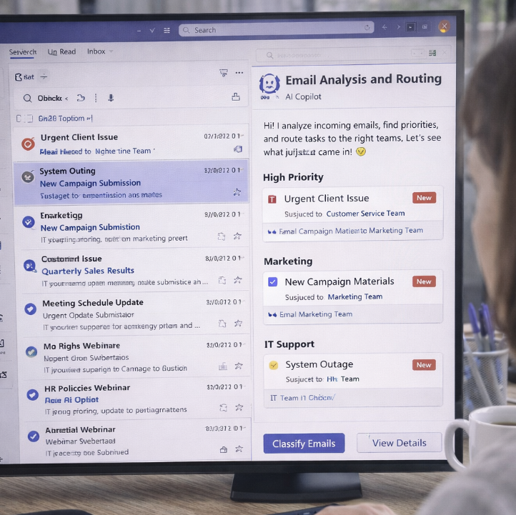 Email Analysis and Routing Assistant