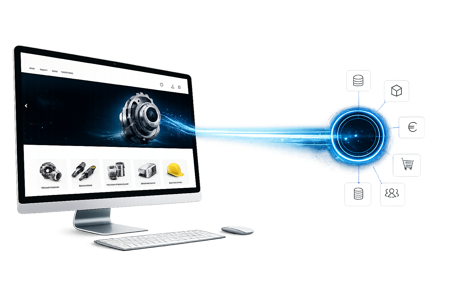 Shopware nyagble kple e-commerce kple SAP ɖeɖeɖe